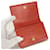 Porte-cartes en cuir rouge Yves Saint Laurent  - vue 5