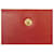 Porte-cartes en cuir rouge Yves Saint Laurent  - vue 7