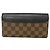 Cartera larga Louis Vuitton Portefeuille Normandie Castaño Negro Damier ebene - vista 3
