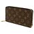 Louis Vuitton Long Wallet Zippy in Rose Ballerine Braun Pink Monogramm - Ansicht 2