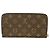 Louis Vuitton Long Wallet Zippy in Rose Ballerine Braun Pink Monogramm - Ansicht 3