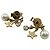 Orecchini Christian Dior Revolution Star Motif Logo D'oro