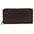 Céline Portafoglio lungo Round Zip Triomphe Celine Marrone  - vista 1