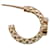 Orecchini Chanel B24S Rhinestone Coco Mark Argento  - vista 3