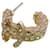Orecchini Chanel B24S Rhinestone Coco Mark Argento  - vista 6
