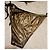 Autre Marque Bikini Triangle Metallizzato Oro D'oro - vista 8