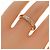 Anello Chanel Coco Crush Mini in oro rosa - vista 4