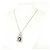 Collana in agnello Chanel Nero Argento - vista 5