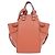 Mini borsa a tracolla Loewe Hammock con coulisse Rosso - vista 2