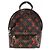 Louis Vuitton Monogram Infrarouge Palm Springs Backpack MINI Nero Rosso