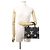 Borsa Tote Louis Vuitton Monogram Empreinte OnTheGo PM Nero Multicolore Beige - vista 4
