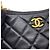 Borsa a tracolla Chanel in agnello con catena Nero - vista 8