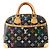 Louis Vuitton Monogram Multicolor Trouville Handtasche Schwarz Beige