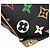 Louis Vuitton Monogram Multicolor Trouville Handtasche Schwarz Beige - Ansicht 10