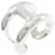 Hermès Osmo Ring mit breitem silbernem Band  - Ansicht 1