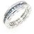 Bulgari Anello B.zero1 in oro bianco e topazio di Bvlgari
