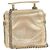 Balmain B-Buzz 23 Mini Borsa a Tracolla Oro Metallizzato Effetto Lucertola D'oro - vista 4