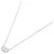 Collana Cartier C Heart in oro bianco - vista 2