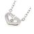 Collana Cartier C Heart in oro bianco - vista 4