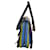 Gianni Versace Couture Carla Handtasche - Wildleder & Lackleder Braun Blau Grün Lila  - Ansicht 5