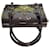 Gianni Versace Couture Carla Handtasche - Wildleder & Lackleder Braun Blau Grün Lila  - Ansicht 6