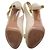 Prada Décolleté Platform Slingback Pelle Crema Crudo - vista 13