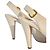 Prada Décolleté Platform Slingback Pelle Crema Crudo - vista 16