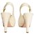 Prada Décolleté Platform Slingback Pelle Crema Crudo - vista 2