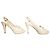 Prada Décolleté Platform Slingback Pelle Crema Crudo - vista 6