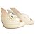 Prada Décolleté Platform Slingback Pelle Crema Crudo - vista 9