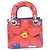 Mini borsa Lady Christian Dior Rosso Blu - vista 2
