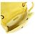 Borsa a tracolla in pelle gialla Chanel Giallo - vista 9