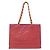 Borsa Chanel in pelle di agnello rossa Rosso