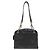 Borsa a tracolla Chanel in pelle di vitello granulata Nero