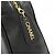 Borsa a tracolla Chanel in pelle di vitello granulata Nero - vista 6