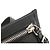 Borsa a tracolla in nylon nero Gucci 92562 - vista 4