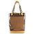 Borsa Cabas MM Monogram Ambre Louis Vuitton Marrone