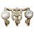 Ear Cuff Chanel in Oro con Falsa Perla e Strass D'oro