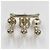 Ear Cuff Chanel in Oro con Falsa Perla e Strass D'oro - vista 3