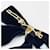 Barrette Triangle Prada 1IF154 in velluto nero - vista 3