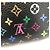 Louis Vuitton Multicolor Enveloppe Visitenkartenetui Schwarz Rot - Ansicht 4