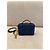 Bolsa Dior Caro Box Couro de Bezerro Azul Marinho - vista 2