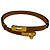 Hermès Kelly 18 Double Tour Gürtel Gold Epsom Leder Braun