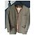 Hermès Jagdjacke aus Kamelhaar und Lammleder Braun Beige - Ansicht 2