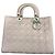 Dior Borsa Lady Dior Medium in Pelle Rosa Pallido