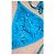 Autre Marque Bikini a Triangolo Katia Blu con Rose e Paillettes - vista 3