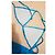 Autre Marque Bikini a Triangolo Katia Blu con Rose e Paillettes - vista 7