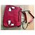 Borsa a mano Abaco Paris in pelle rossa Rosso - vista 7