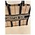 Dior Book Tote Borsa in Jacquard Nero Beige - vista 2