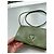 AMI Paris De Coeur Borsa Portafoglio con Catena - Pelle Verde - vista 10
